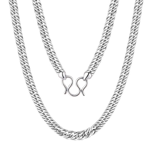 Chinese jewelry PT950 platinum fashion Xiping chain simple necklace clavicle chain as a birthday gift for girlfriend and wife, about 35g