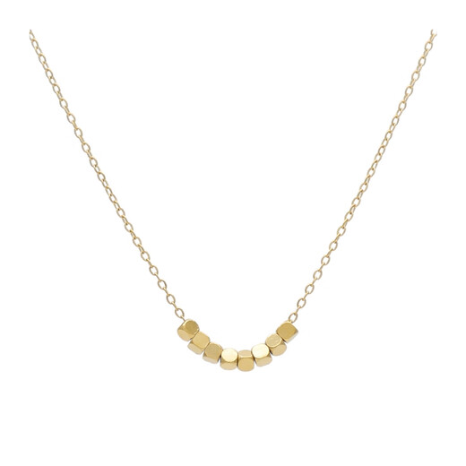 Shien-plated 18k gold-plated broken gold bracelet for women, high-end and exquisite, small sugar cube bracelets for money from all directions, broken gold bracelet 16+5cm