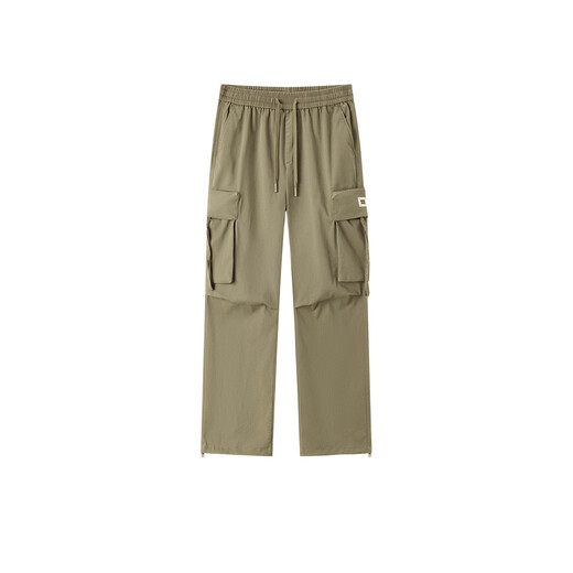 Semir pants men's winter workwear style drawstring loose straight trousers elastic waist pants fashion camel 50100 M