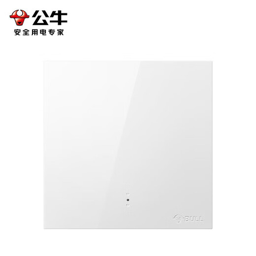 BULL smart switch, voice/manual control, no need to connect to the Internet, one-person remote control switch, white GTQ112