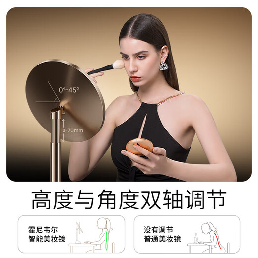 Honeywell makeup mirror with light for bedroom LED smart makeup mirror dressing table mirror birthday gift for girl, girlfriend and wife