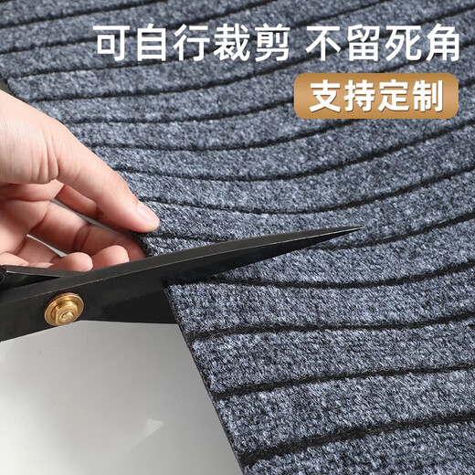 Huaxu home entrance door carpet anti-slip and cuttable customization