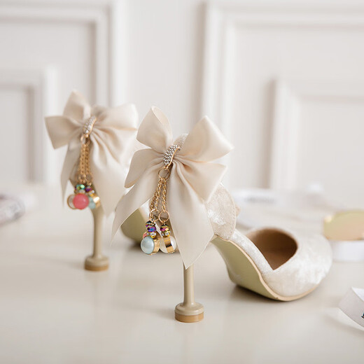 Qisiman girl model catwalk performance shoes children little princess girl high heels medium and large children's stiletto dress shoes summer apricot 5cm heel 39 / suitable for feet length 24.5cm