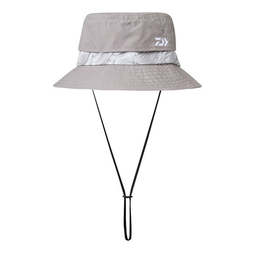 DAIWA 25 spring and summer DC-4225 breathable fisherman hat sunshade fishing hat sun protection hat drawstring sun hat one size fits all black