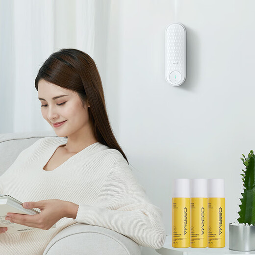 Deerma bathroom deodorizing air freshener, automatic/manual fragrance sprayer, fragrance machine, indoor bathroom toilet, odor removal PX830 accessories - suitable for PX830/831 fragrance can*3