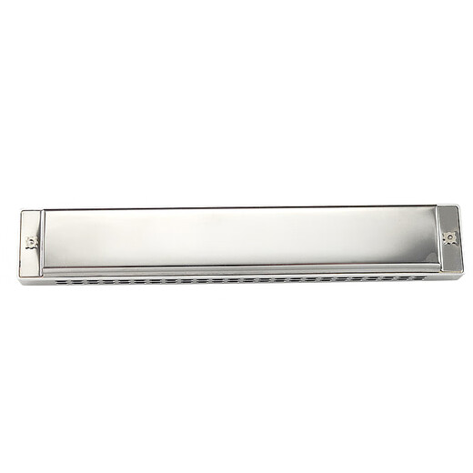 通宝休止符定制改装金属琴格款24孔复音口琴6624初学者入门 自然-#ANm