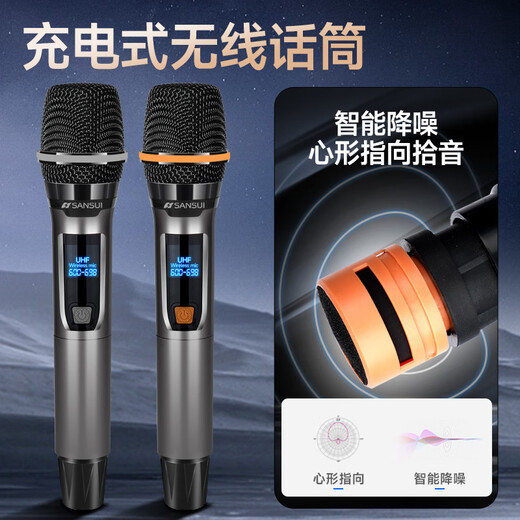 SANSUI square dance audio with display screen, outdoor audio, home ktv audio set, home karaoke speaker video machine karaoke all-in-one machine Q085