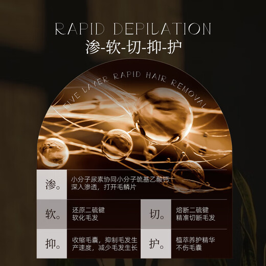 Nuilaa facial hair removal cream 50g, lip removal, mustache and sideburns, gentle, non-irritating, no hair roots, original imported for men and women