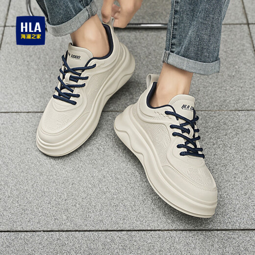 Hailan Home Hla Hla Men's Board Board Shoes Zapatos casuales Summer Summer Being Men's Shoes M298 White and Blue 42