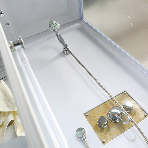 CleanDell integrated shower room bathroom bathroom dry and wet separation integrated shower room partition with toilet front door 190*120*220 (right) without steam