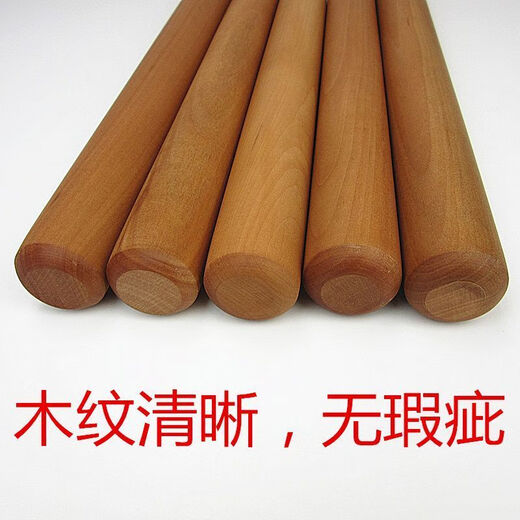 Enshousu rolling pin pear wood rolling pin solid wood rolling pin large rolling pin small rolling pin pear wood 30 cm long and 3.5 cm thick