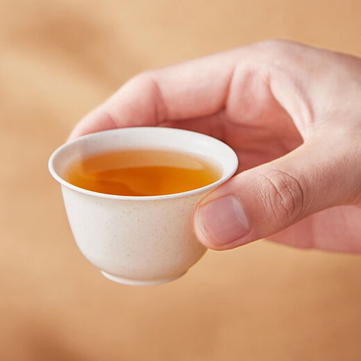 Daoying Rice Husk Kung Fu Tea Cup Disposable Rice Fragrance Cup Thickened Office Portable Storage Tea Set Set Small Tea Cup Rice Hull Tea Cup 60ml Ten Packs (500 in total) without cup holder