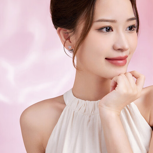 Saturday Fortune (ZLF) S925 silver earrings for women, niche versatile earrings, earrings for birthday gifts, a pair of earrings