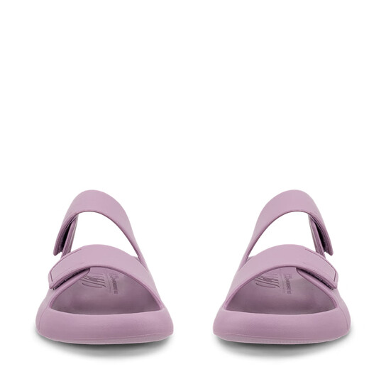 ECCO AIBU Slippers informales para hombres y mujeres 2024 Suelas de suela gruesa Velcro Sports Trail como 524104 Purple-11981 35