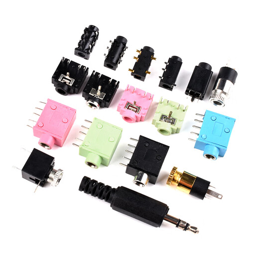 Headphone socket 3.5MM audio plug 3F07 socket PJ-313D female base 392/301/359/325C/215 PJ-301M+nuts (5 pcs)