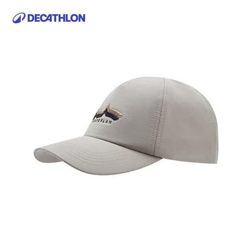Decathlon (DECATHLON) fishing fisherman hat outdoor sun hat sun protection breathable travel hat sun hat CAP new off-white one size adjustable