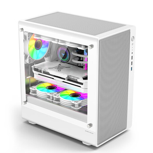 Jingyue B760/Core i5 12400F/13400F/16G/RTX3060 Computer Computer Game Console Máquina de ensamblaje de bricolaje LOL LOL Yongjie Desktop de computadora Configuración de máquina entera I3 12100F sin tarjeta gráfica/16G/512G emparejado con Jingyue RTX30