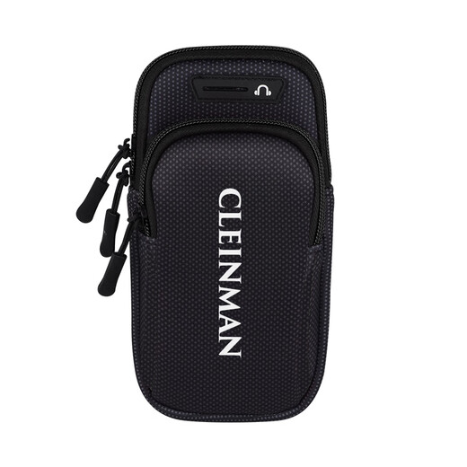 Lishi running mobile phone arm bag outdoor morning and night running mobile phone bag men's universal sports equipment fitness arm bag wrist arm sleeve black