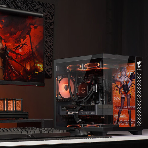 Gigabyte brand desktop computer Core i5 12490F/14400F RTX4060/5060/5060Ti E-sports game live broadcast design and assembly computer DIY customized family bucket upgrade price difference package 100丨No photos unless invited