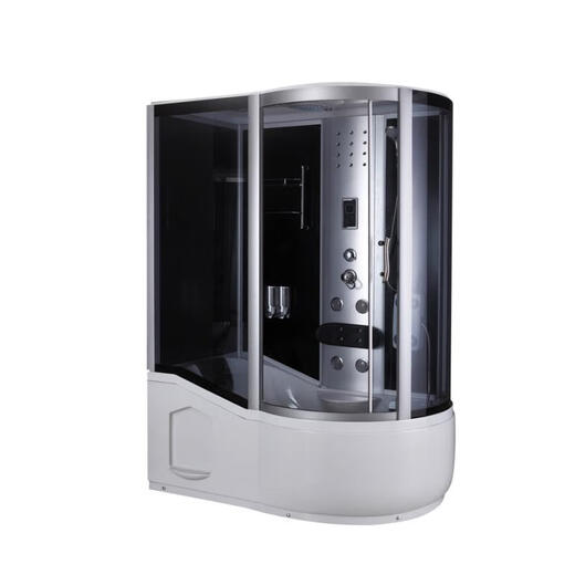 JOMOO shower room overall bathroom arc fan with bathtub steam integrated enclosed glass shower room home bath room 80*80 does not include installation and does not include steam