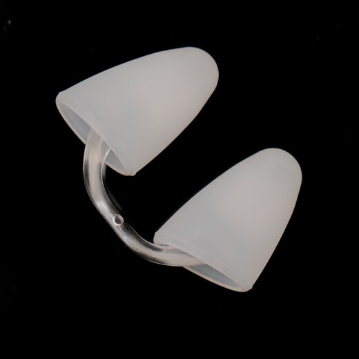 Xuanshi swimming nose plug invisible diving nose clip silicone earplug set special anti-choking water head underwater shooting white head + storage box (model)