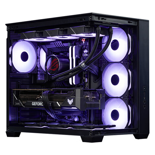 ASUS ROG family bucket 285K/RTX5080 RTX5070Ti computer host desktop assembly computer deep learning AI computing design rendering e-sports game console DIY complete machine with two 285K+RTX5070Ti