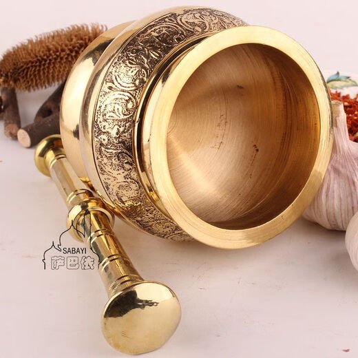 Pakistani copper garlic press garlic press medium pounding jar masher grinding jar multiple specifications No. 1