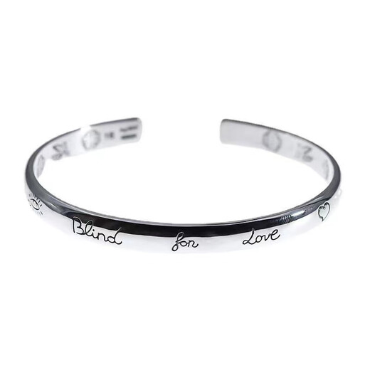 Jea.Pie bracelet sterling silver bracelet men's trendy Wang Yuan same style as a birthday gift for boys and girlfriends niche versatile couple style women's narrow version