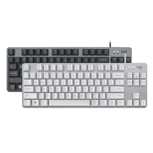 
Logitech K835 wired mechanical keyboard 84 keys without backlight computer peripherals e-sports game office tea shaft unpack K835 pink red shaft + large table pad Original unpacking warranty 1 year TTC mechanical shaft No 84 keys Standard