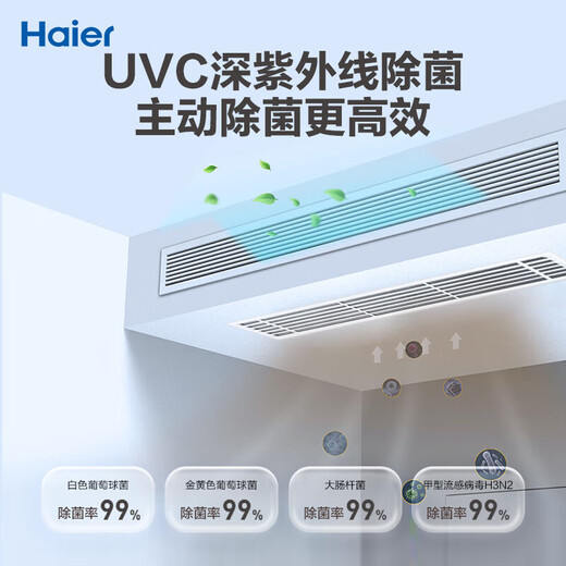 Haier Central Air Conditioning Duct Machine Net Energy Saving Plus One-to-One Large 3 HP Home New First-Class Energy Efficiency Embedded Whole House Intelligent Connected Yunshu Duct Machine Full DC Inverter Air Conditioner 3 HP First-Class Energy Efficiency Living Room Air Conditioner Yunrui Pro Duct Machine 6-Year Warranty
