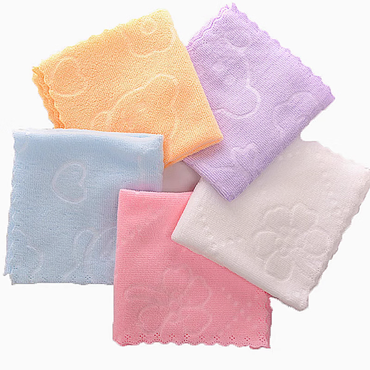 Rags, kitchen dish towels, home absorbent, lint-free, not prone to oil, table cleaning, multi-use small towels, 2 packs, 20cm*20cm, random colors