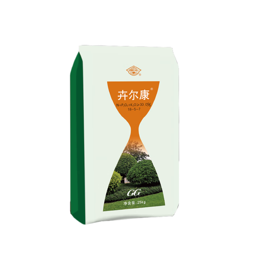 Guoguang Huilkang nitrogen, phosphorus and potassium 18 5 7 compound fertilizer lawn seedlings fruit tree nursery greening compound fertilizer 25 kg