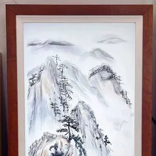 京东方（BOE）画屏同款高清数码电子相框画屏护眼屏京东方屏幕雾面屏 75英寸实木原木色4k屏电容触摸