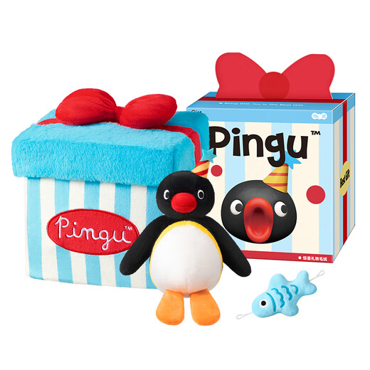 Maktub Pingu Penguin Doll Plush Ornaments Creative Niche Gifts for Girlfriends and Men on their Birthdays and New Year's Day New Year's Eve Gifts