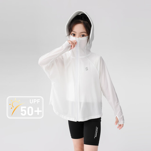 Zuoxi Children's Sun Protection Clothing Girls Summer 2025 New Ice Silk Girls Cooling UV Protection Jacket Purple 120