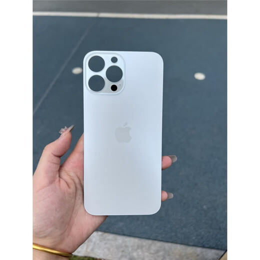 Suitable for Apple 13pm/13pro mobile phone back cover glass 13promax rear screen case large hole back cover glass blue original quality Apple 13promax