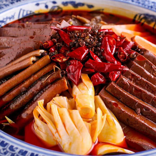 Tender duck blood boxed whole box wholesale Maoxuewang hot pot ingredients spicy hot duck blood vermicelli for maocai shop exclusive tender duck blood 300g*9 boxes
