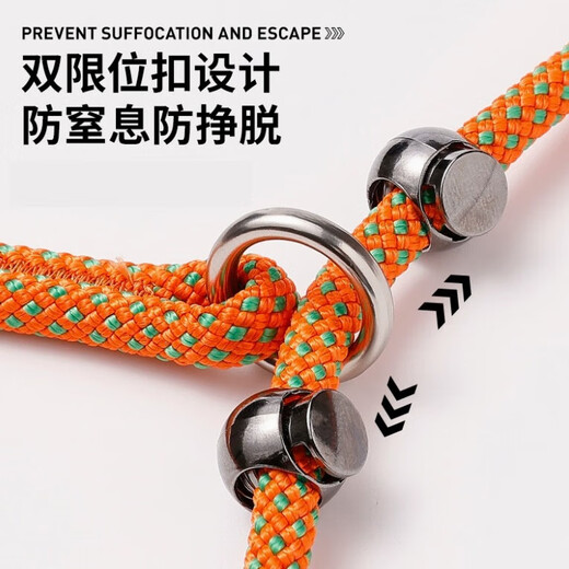 Platinum p rope dog leash dog leash p chain leash large, medium and small dog competition level dog training leash dog walking chain leash orange 1.5 meters