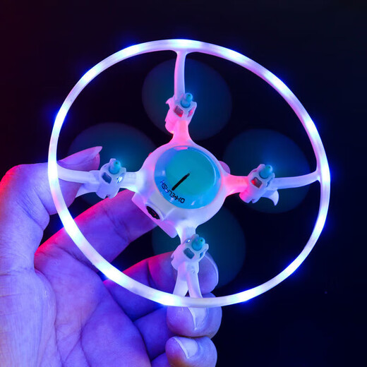 无人机迷你遥控飞机儿童4K高清航拍入门级小型四轴飞行器玩具 橙[智能定高/一键返航]无航拍 双电续航[原装配件包]