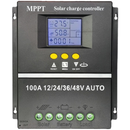 MPPT solar controller 12V24V36V48V fully automatic universal rechargeable lithium battery lead-acid photovoltaic panel power generation MPPT 12V24V36V48V universal 60A