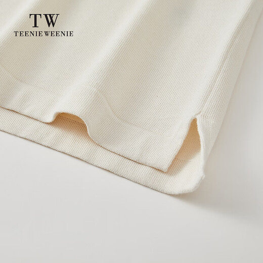 Teenie Weenie Bear Suéter para hombre 2025 Verano Nuevo Perezoso Casual Vacaciones Viajes POLO Manga corta Marfil M