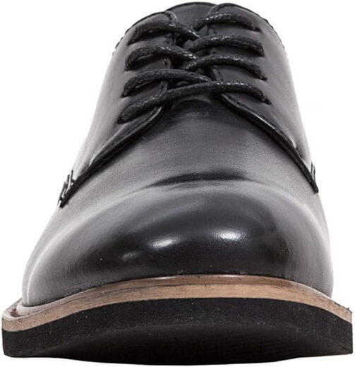 Deer Stags Boys Denny Oxford Shoes, Black//White Black//White 4 Big Kid