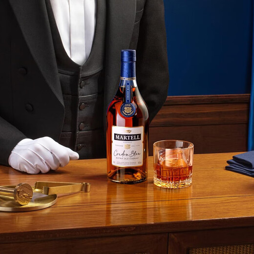 Martell Cordon Bleu XO Grade Cognac Brandy Foreign Wine Spirits Imported from France Business Gifts Cordon Bleu XO Grade 750mL 6 bottles Hong Kong version
