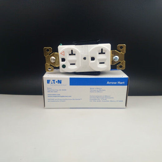 Original Cooper/EATONIG8300 fever HIFI American standard power socket audio wall plug panel IG8300 orange gold-plated