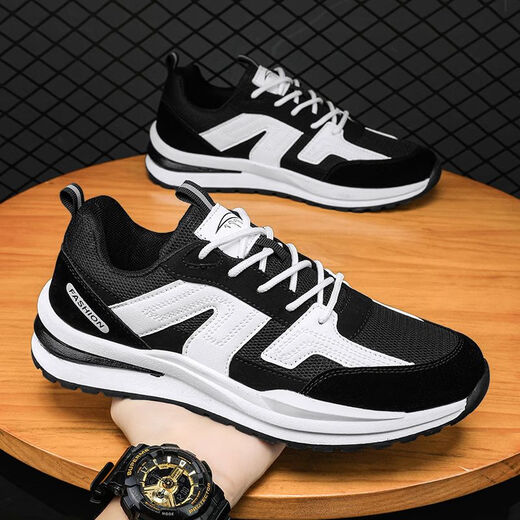Jeep Jeep Großgröße Herrenschuhe 45 Sommer 2025 Neu 38 Herrenschuhe Herrenschuhe 46 Sportschuhe 47 Freizeitschuhe 48 A H9903 Weiß und blaues Netz 45