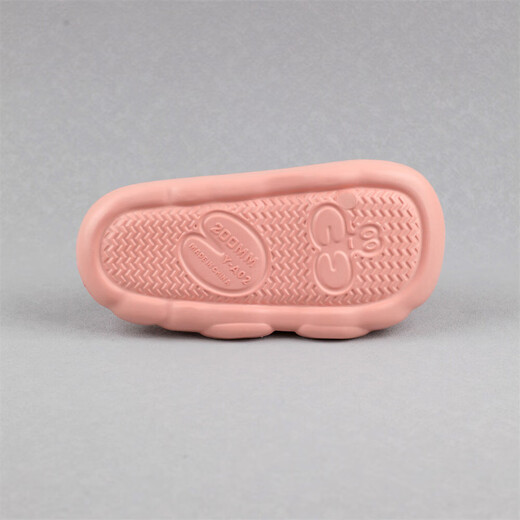 Fashionable cartoon bear wear-resistant high-elasticity high-quality children's slippers EVA material boys and girls green single layer 32 210mm foot length 20.5CM can be worn