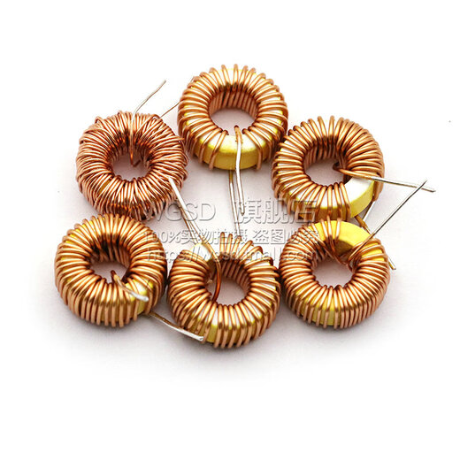 Dafuri Ring Inductor 33UH 100UH 47UH 470UH 3A 6A lm2596 wound coil magnetic ring inductor 100UH 3A (5 pieces)