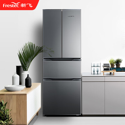 Xinfei 281L French multi-door four-door three-temperature mid-door soft freezing energy-saving power-saving fresh-keeping refrigerator BCD-281K7AT