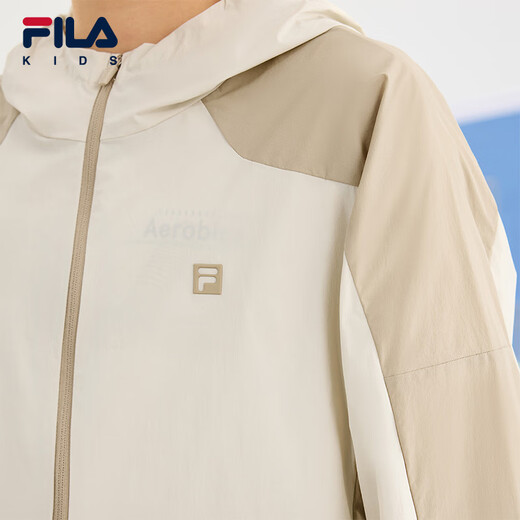 FILA children's sun protection clothing 2025 summer new style cool and light jacket for middle and large children GY 160