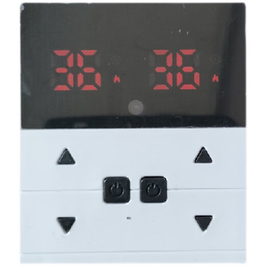 CLCEY electric heated tatami special thermostat dual control temperature control switch electric heating plate remote control thermostat electric heating film temperature control dual control without remote control for use below 1000W*2